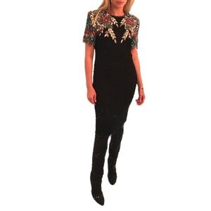 80’s Beaded and Sequined Dress